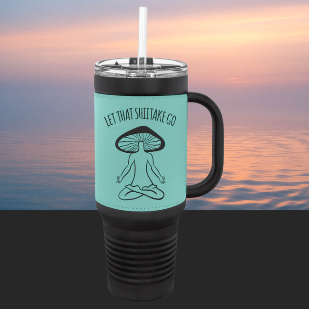 Polar Camel Travel Tumbler Leatherette with Straw included 40 oz