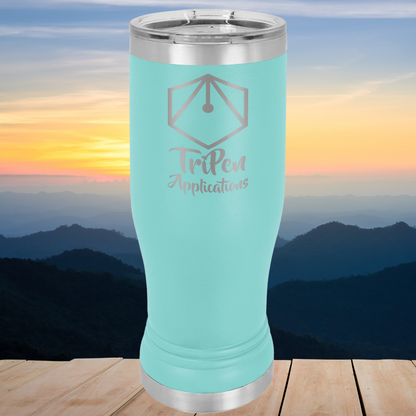 Polar Camel Pilsner Stainless Steel  w/Clear Lid 14 oz.
