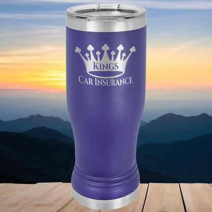 Polar Camel Pilsner Stainless Steel  w/Clear Lid 14 oz.