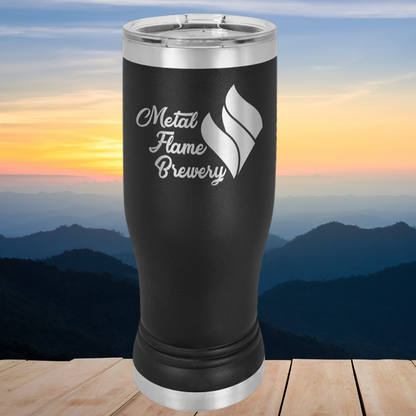 Polar Camel Pilsner Stainless Steel  w/Clear Lid 14 oz.