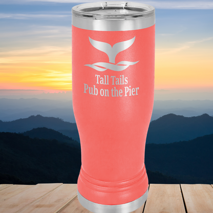 Polar Camel Pilsner Stainless Steel  w/Clear Lid 14 oz.