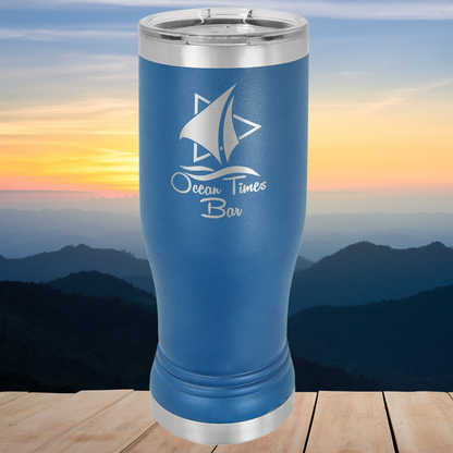 Polar Camel Pilsner Stainless Steel  w/Clear Lid 14 oz.
