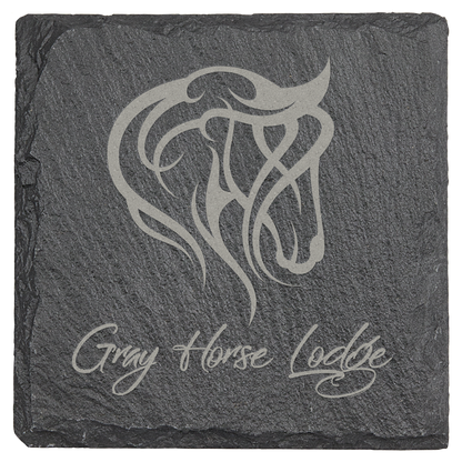 4' x 4' Square Slate Coaster