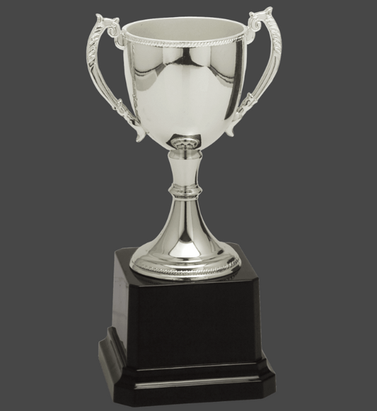 6 3/4" Silver Completed Zinc Cup Trophy