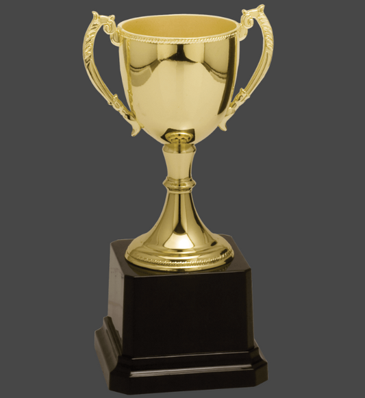 6 3/4" Gold Completed Zinc Cup Trophy