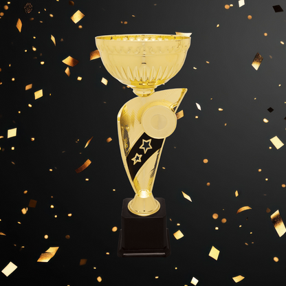 13 3/4" Gold Banner Easy Cup Kit