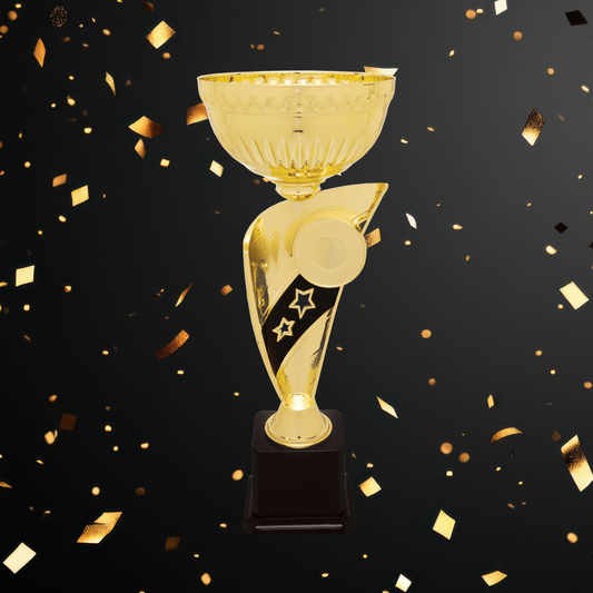13 3/4" Gold Banner Easy Cup Kit