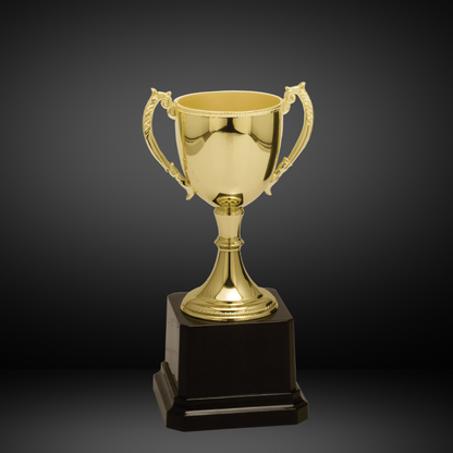 6 3/4" Gold Completed Zinc Cup Trophy
