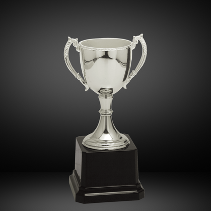6 3/4" Silver Completed Zinc Cup Trophy