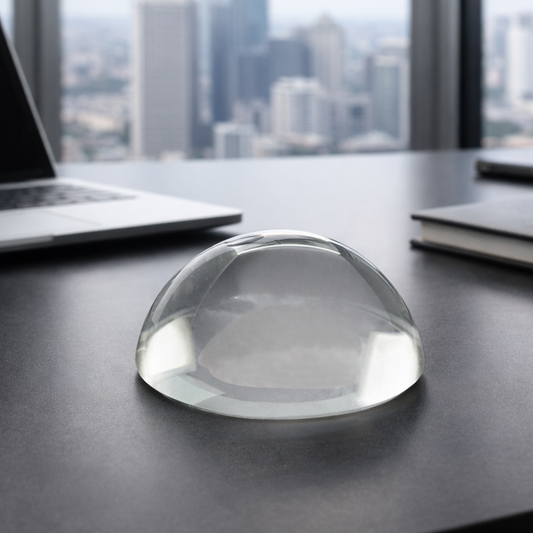 3" Crystal Dome Paperweight