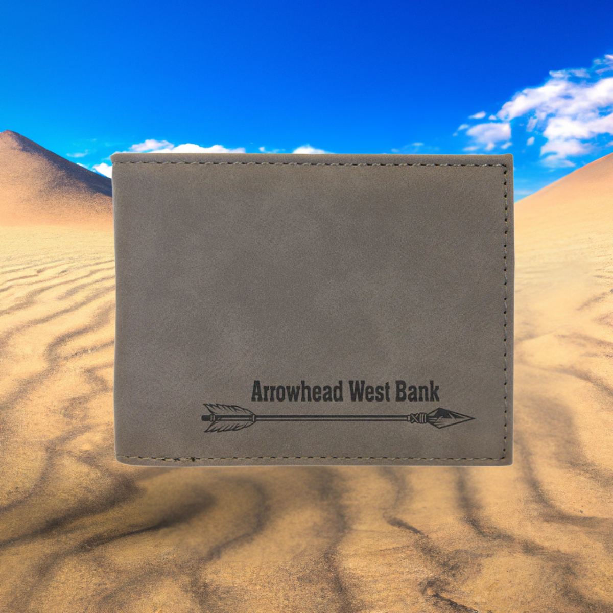 Leatherette Wallet Bi-Fold w/Flip and ID Display