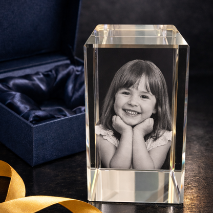 3D Crystal Portrait 4 x 2.31 x 2.31