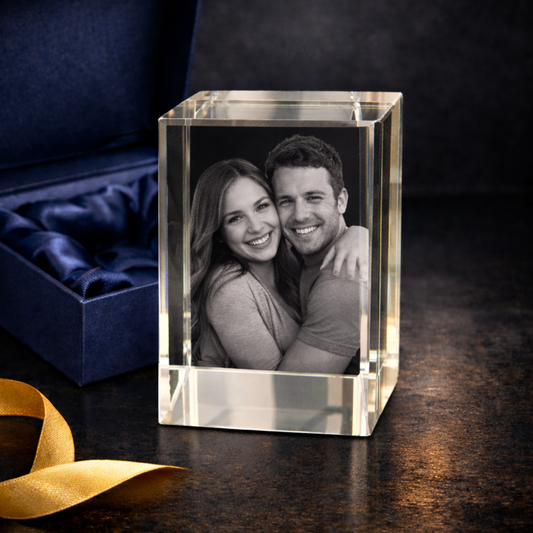 3D Crystal Portrait 3x2x2