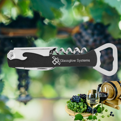 Leatherette Wine Bottle Opener