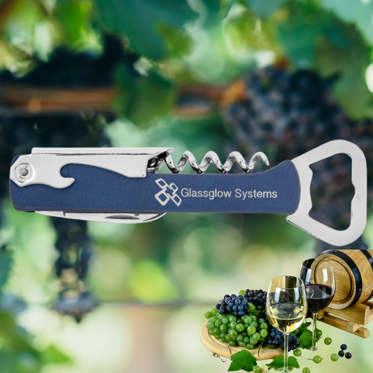 Leatherette Wine Bottle Opener