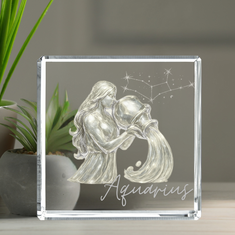 3D Crystal Zodiac Signs