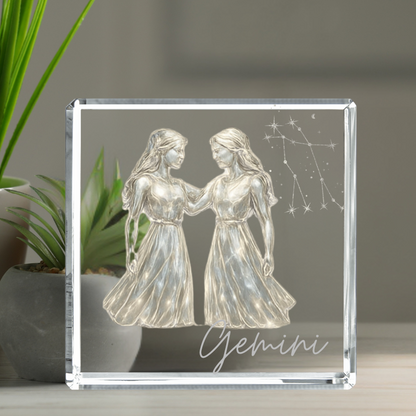 3D Crystal Zodiac Signs