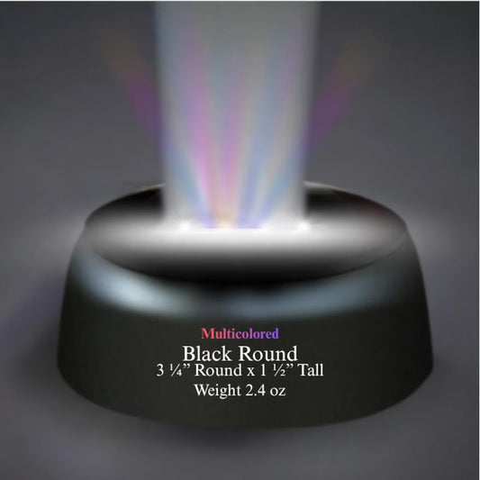LED LIGHT (Black Round) Base